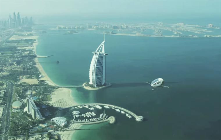 دبي تخطط لإطلاق طائرات بدون طيار لنقل الركاب